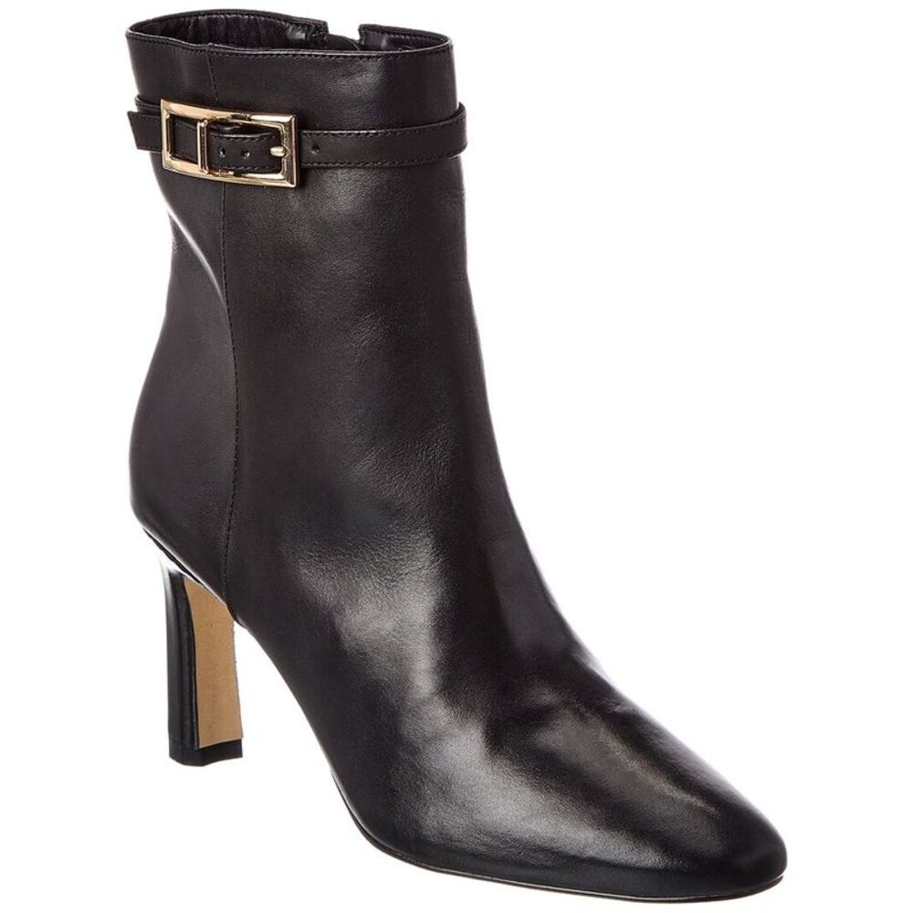 Arezzo Josie Leather Boot, Black
